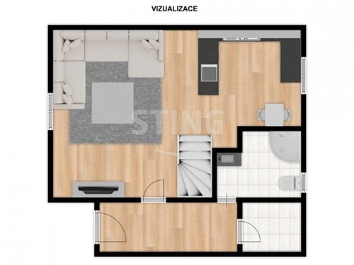Prodaná chata 75 m², pozemek 504 m²