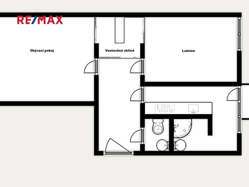 Prodaný byt 2+1 45 m²