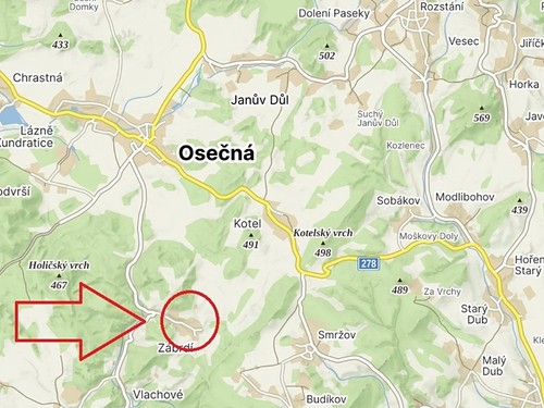 Prodaný dům 60 m², pozemek 1210 m²