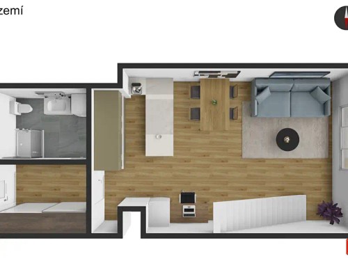 Prodej bytu 2+kk 59 m²