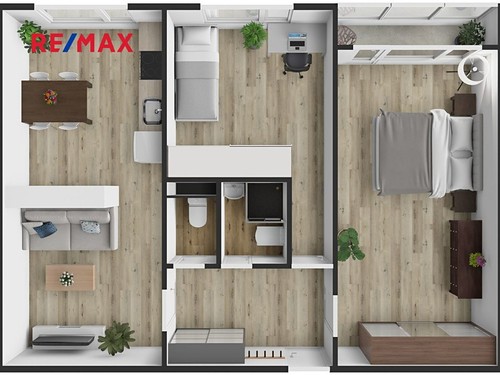 Prodaný byt 3+kk 61 m²