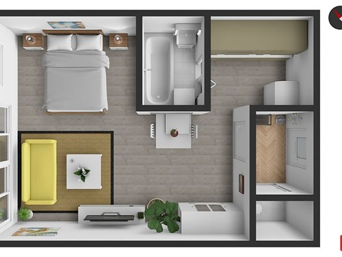 Prodaný byt 1+1 35 m²