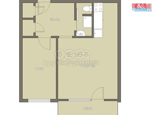 Prodaný byt 2+kk 51 m²