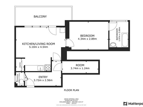 Prodaný byt 2+kk 53 m²