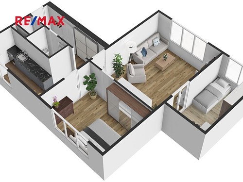 Prodaný byt 3+1 62 m²