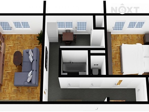 Prodaný byt 2+1 64 m²
