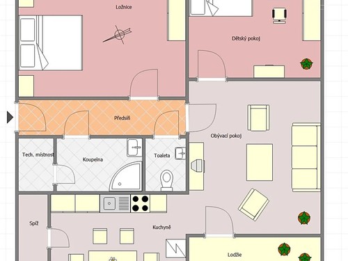 Prodej bytu 3+1 74 m²