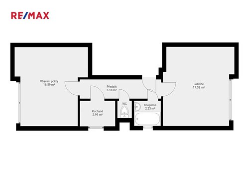 Prodaný byt 2+1 48 m²