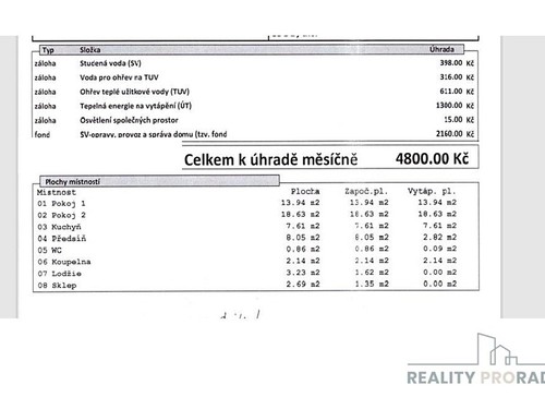 Prodaný byt 2+1 54 m²