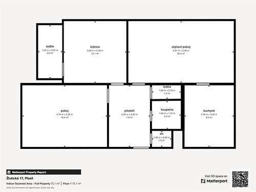 Prodaný byt 3+1 71 m²
