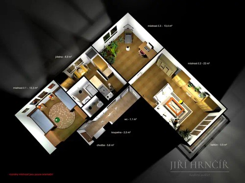 Prodaný byt 3+1 73 m²
