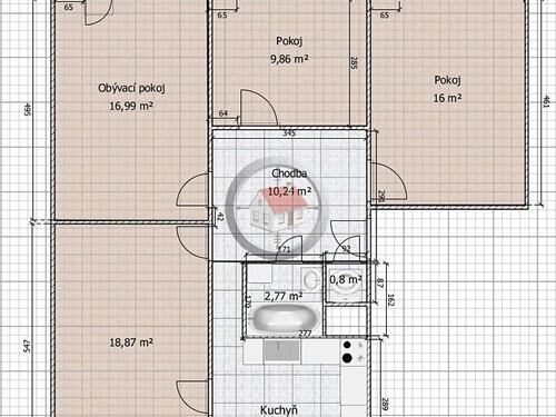 Prodaný byt 4+1 89 m²