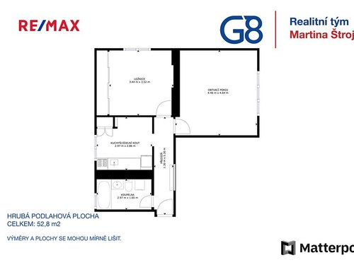 Prodaný byt 2+1 53 m²