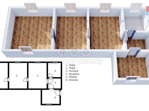 Prodaný dům 90 m², pozemek 756 m²