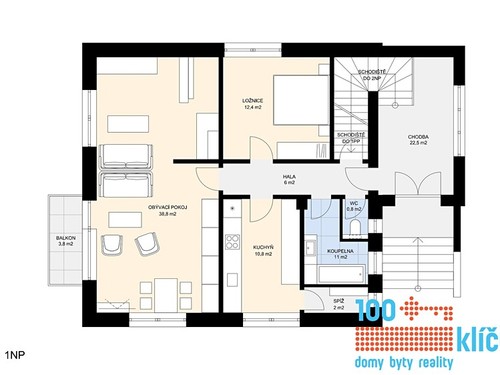 Prodaný dům 280 m², pozemek 1048 m²