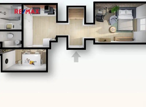 Prodaný byt 1+1 37 m²