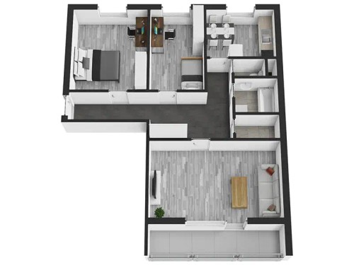 Prodaný byt 3+1 80 m²