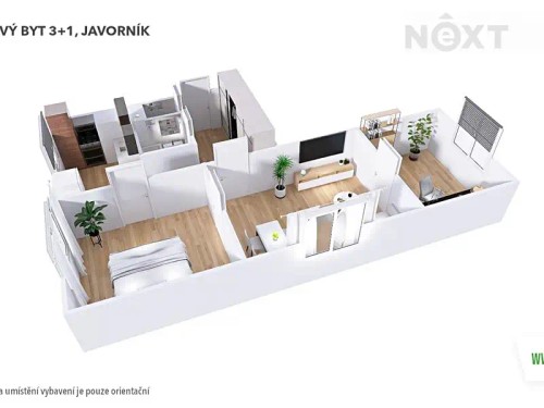Prodaný byt 3+1 56 m²