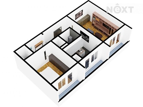 Prodaný byt 2+1 64 m²
