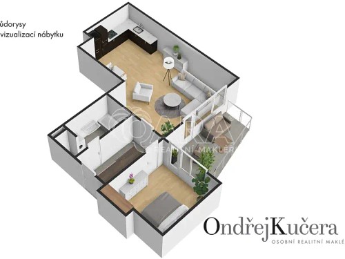 Prodej bytu 2+kk 75 m²