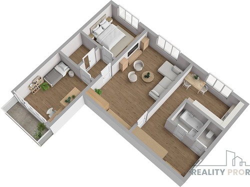 Prodaný byt 3+1 68 m²