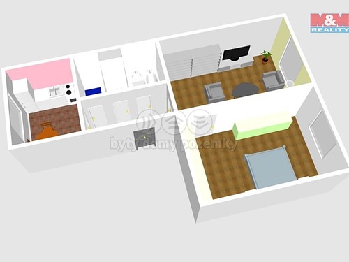 Prodaný byt 2+1 57 m²