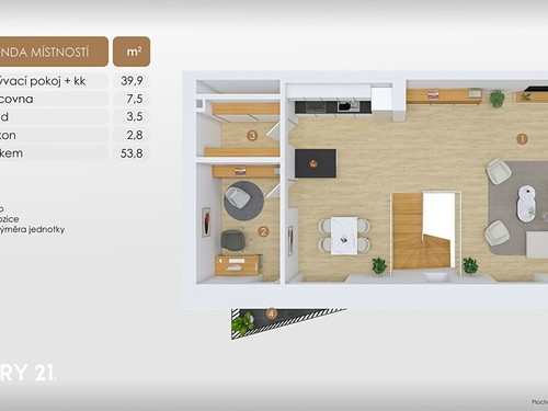 Prodaný byt 4+kk 108 m²