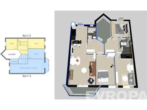Prodaný byt 4+kk 95 m²