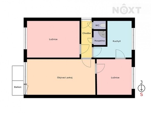 Prodaný byt 3+1 70 m²
