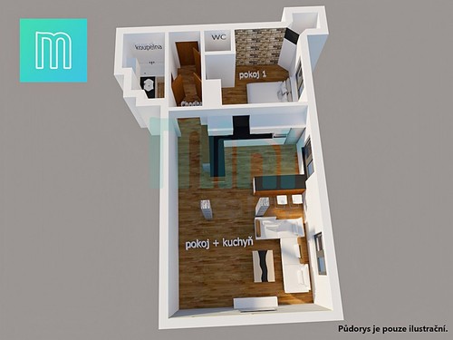 Prodaný byt 2+kk 62 m²