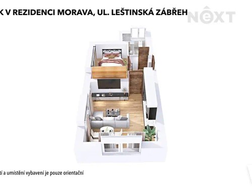 Prodaný byt 2+kk 53 m²
