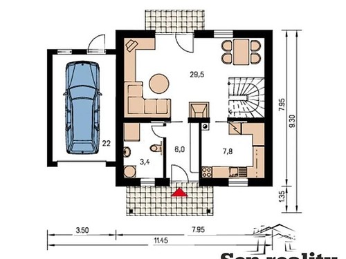 Prodaný dům 115 m², pozemek 600 m²