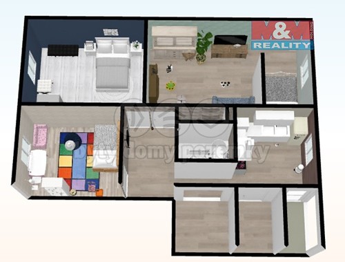 Prodaný byt 3+1 74 m²