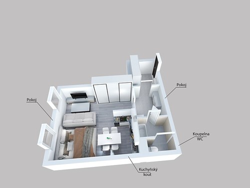 Prodaný byt 1+kk 33 m²