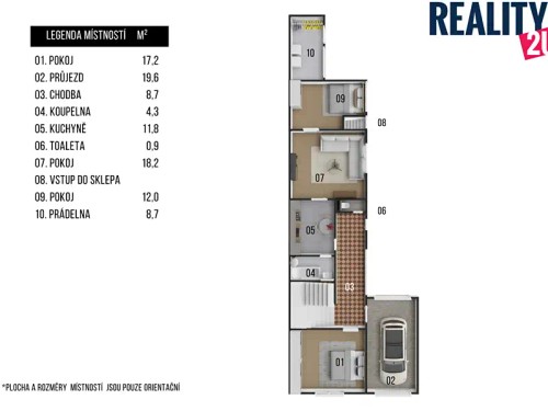 Prodaný dům 249 m², pozemek 1169 m²