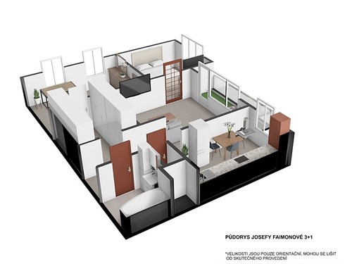 Prodaný byt 3+1 75 m²