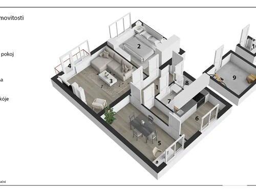Prodej bytu 3+1 63 m²
