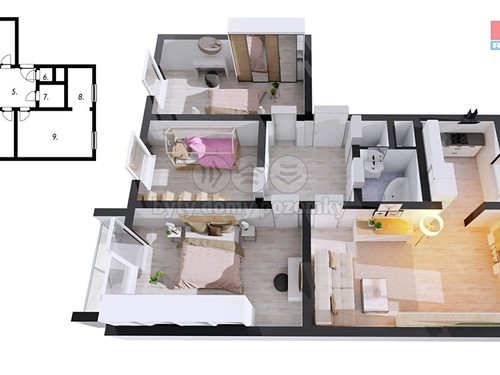 Prodaný byt 4+1 92 m²
