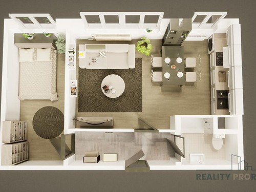 Prodaný byt 2+1 43 m²
