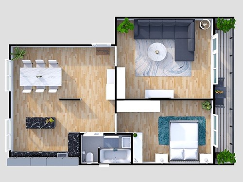 Prodaný byt 3+kk 71 m²