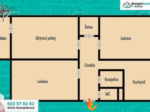 Prodaný byt 3+1 78 m²