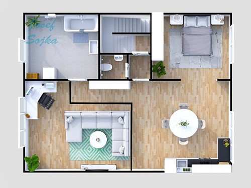 Prodaný byt 3+kk 92 m²