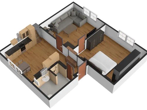 Prodaný byt 2+1 64 m²