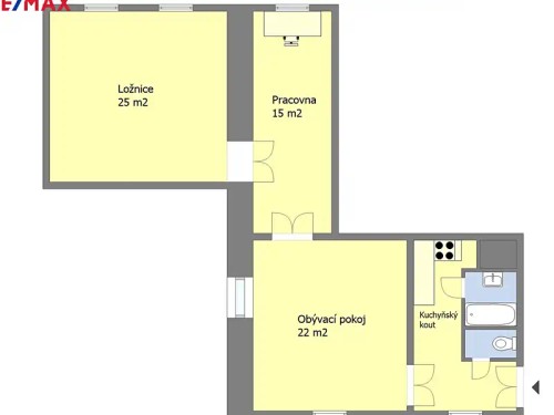 Prodaný byt 2+1 73 m²