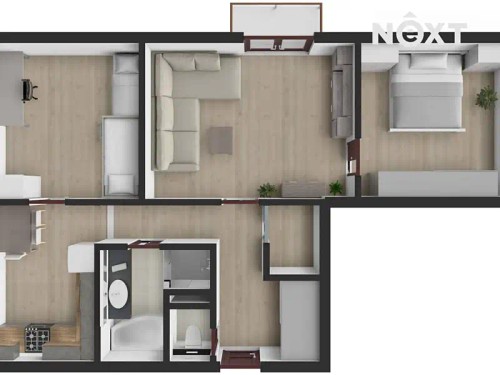 Prodaný byt 3+1 65 m²