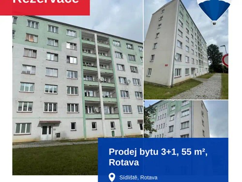Prodaný byt 3+1 55 m²