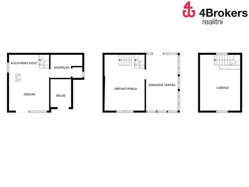 Prodaná chata 62 m², pozemek 890 m²