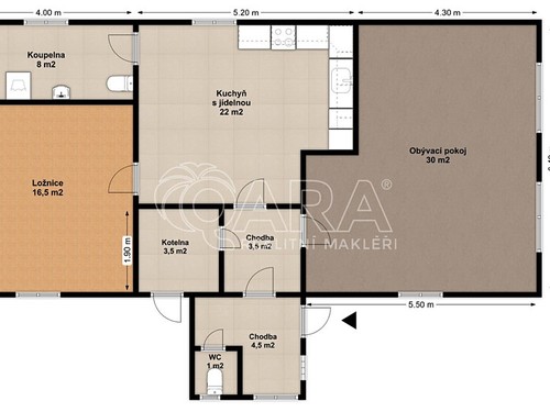 Prodaná chalupa 90 m², pozemek 1033 m²