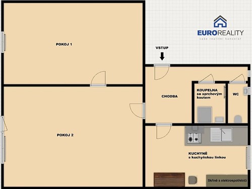 Prodaný byt 2+1 59 m²