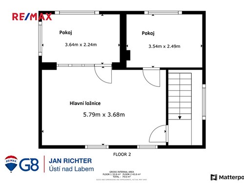 Prodaná chata 85 m², pozemek 1106 m²